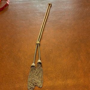 32” necklace with tassels